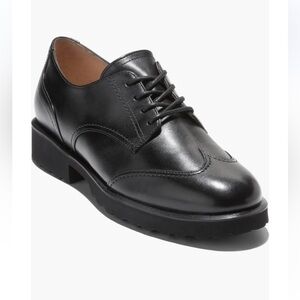 Cole Haan Woman’s Black Leather Oxford